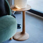 Top-down view of the ÉTAUDORÉ Albula tabletop emphasizing its rounded form and smooth edges