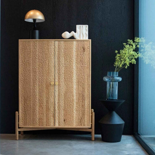 ÉTAUDORÉ Areuse highboard, made to order from solid oak wood
