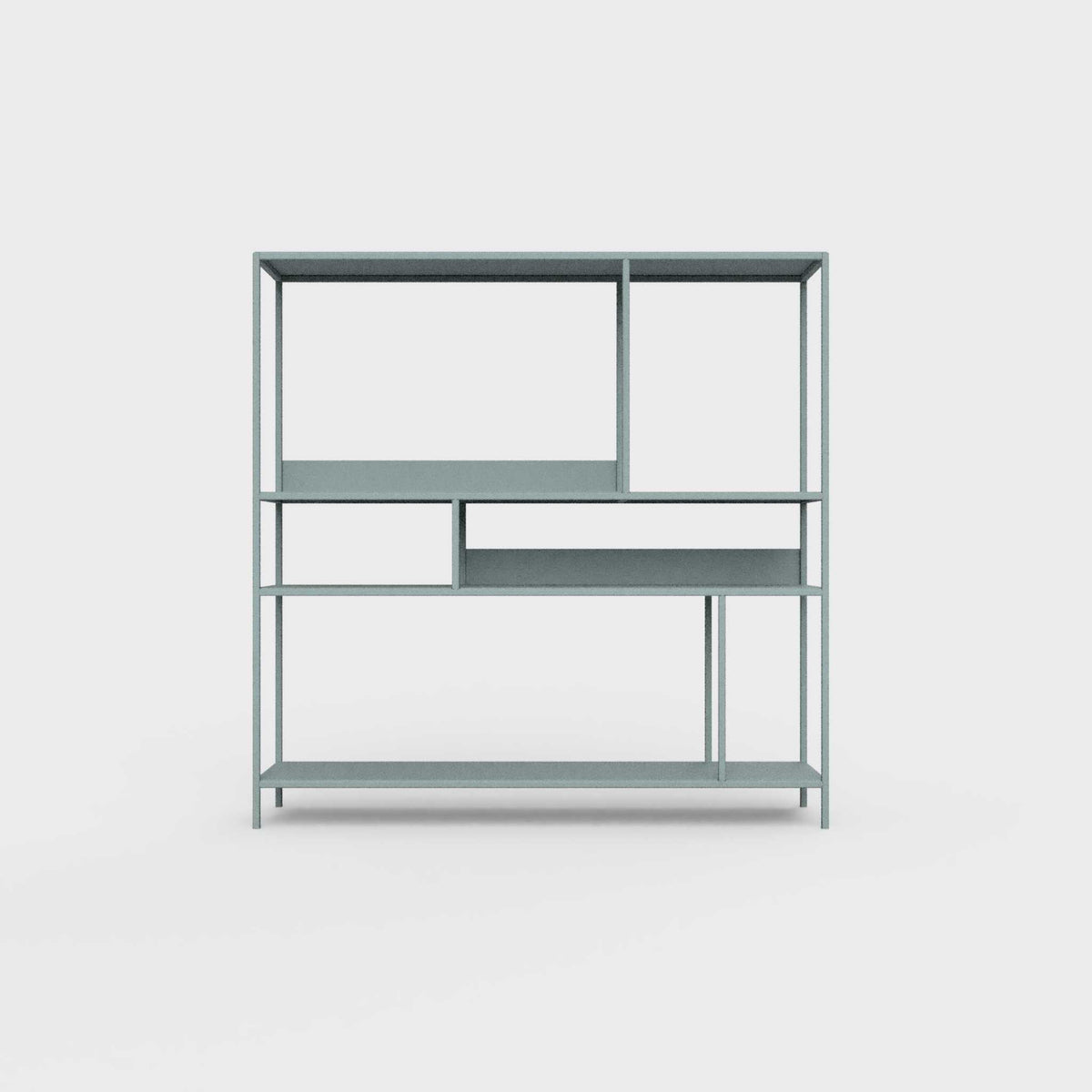 Celadon green ÉTAUDORÉ DESIVA shelving unit made from highest quality powder coated steel