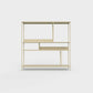 Dark ecru ÉTAUDORÉ DESIVA shelving unit made from highest quality powder coated steel