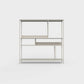 Light beige ÉTAUDORÉ DESIVA shelving unit made from highest quality powder coated steel