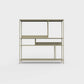 Light olive ÉTAUDORÉ DESIVA shelving unit made from highest quality powder coated steel