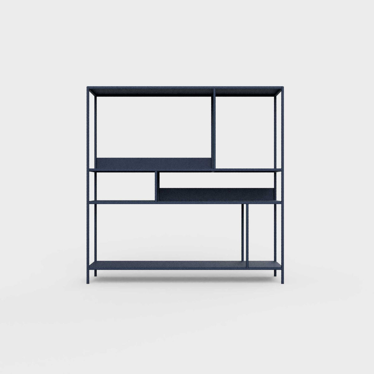 Prussian blue ÉTAUDORÉ DESIVA shelving unit made from highest quality powder coated steel