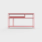 Rose pink color ÉTAUDORÉ DESIVA small shelving unit Floks 03, made to order from highest quality powder coated steel