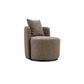 ÉTAUDORÉ Île Armchair with a swivel base – angle view