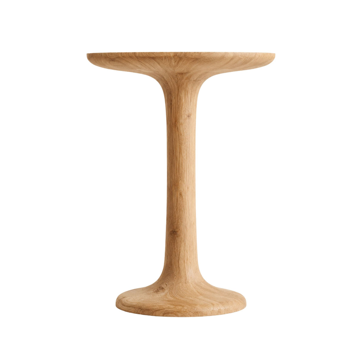 ETAUDORE Lianna accent table in solid oak wood