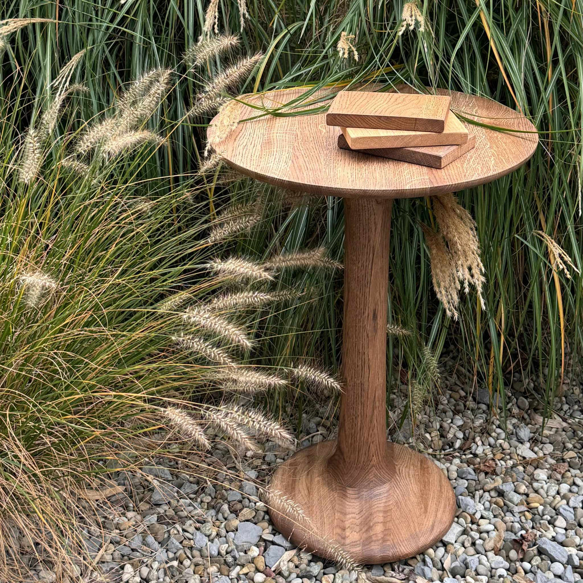 Lianna Side Table in Solid Oak
