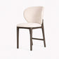 ETAUDORE Uetliberg chair, Mare 02 Fabric, Graphite solid oak finish