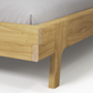 Bernina Bed in Solid Oak
