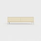 Prunus 01 Lowboard in Sand color, powder-coated steel, elegant and modern piece of furniture for your living room